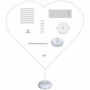 Frame Holder Column Base With Stand Balloon Arch Plastic 59inch Love Heart