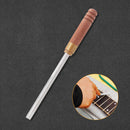 Guitar Fret Crowning File Wooden Polished Guitar Repair Maintenance Luthier T