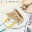 Wedding Table Cloth Faux Satin Cloth Square Table Napkins Dinner Decor