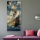 5D Diamond Embroidery Sea Sailboat Mosaic Home Decor Drawing for Wall Gifts