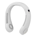#A 4000mAh Air Conditioner Cooling Hanging Neck Fan Leafless Personal Wearable F