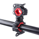 360 Degree Cycling Clip Clamp Rotation Bike Flashlight Front Rear Light Holder