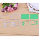 4pcs Cat Message Box Metal Cutting Die Scrapbooking Stencil DIY Album Decor