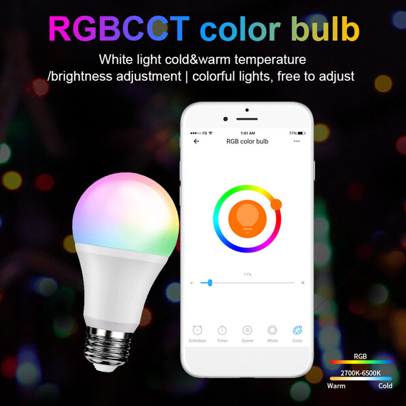 WiFi E-WeLink E27 LED Lights Bulb Remote Control Smart Life Lighting Lamp