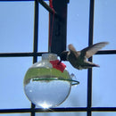 Plastic Bird Water Feeder Handheld Hummingbird Feeder Bottle (Flower)