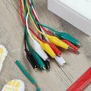 10 Pieces and 5 Colors Test Lead Set with Alligator P7H7 Clips L3C7