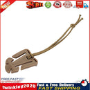 Molle Backpack Tool Elastic Rope Webbing Buckle Outdoor Kits (Light Brown) Newly