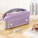 Portable Pencil Case Large Capacity Pen Pencil Pouch Durable Bag School Gift^
