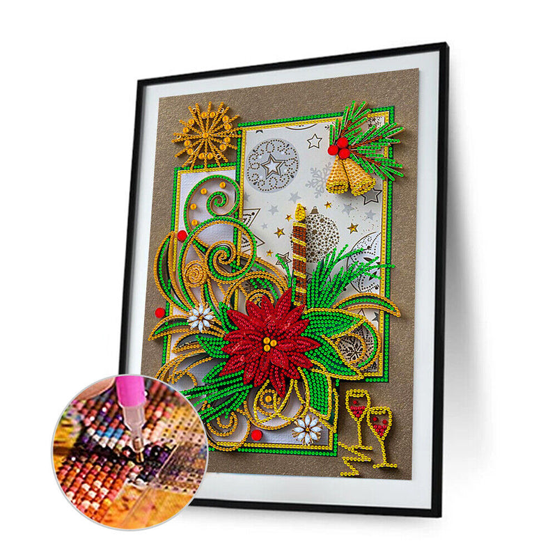 Diamond Painting Kit 5D Special Shaped DIY Christmas Atmosphere (Y211) Newly