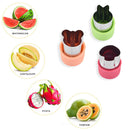 3pcs Star Heart Rabbit Shape Vegetables Cutter Cooking Baking Molds (A) Newly