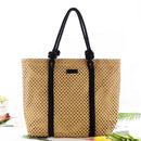 Large Capacity Women Handbag Summer Beach Bag Woven Handmade Straw Hollow Totes