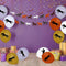 8PCS Themed Kids Number Foil / Latex Balloon Party Supplies