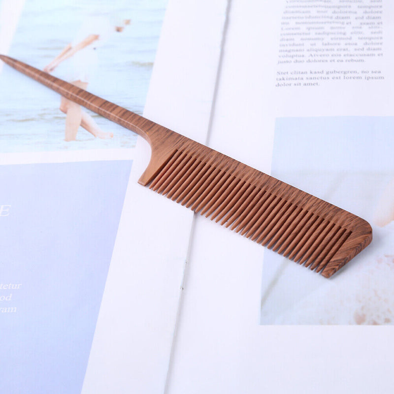 Wooden Smooth Comb Scalp Massage Anti Tangling Static Salon Hair Brush (01)