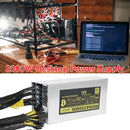 2200W Desktop Power Supply High Efficiency for BTC Bitcoin ETH Ethereum Mining