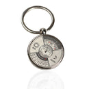 Mini Perpetual Calendar Keychain Ring Unique Metal Keyring 50 Years Newly