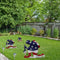 American Flag Kneeling Soldier Pattern Acrylic Garden Yard Weathered Flag Decor