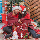 Merry Christmas Retro Print Pillowcase Throw Pillow Case Home Ornaments Gift