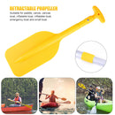 Retractable Portable Telescope Rafting Boat Paddle for Water Sport (Yellow)