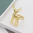 Elk Santa Claus Mouth Ring Napkin Ring Table Decoration Christmas Supplies