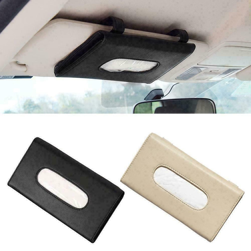 Car Sun Visor Tissue Box Papers Towel Case Napkin Clip Holders Accessor I0Z3
