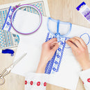 5pcs Cross Stitch Circle Set DIY Craft Round Hand Embroidery Hoops Rings   Newly