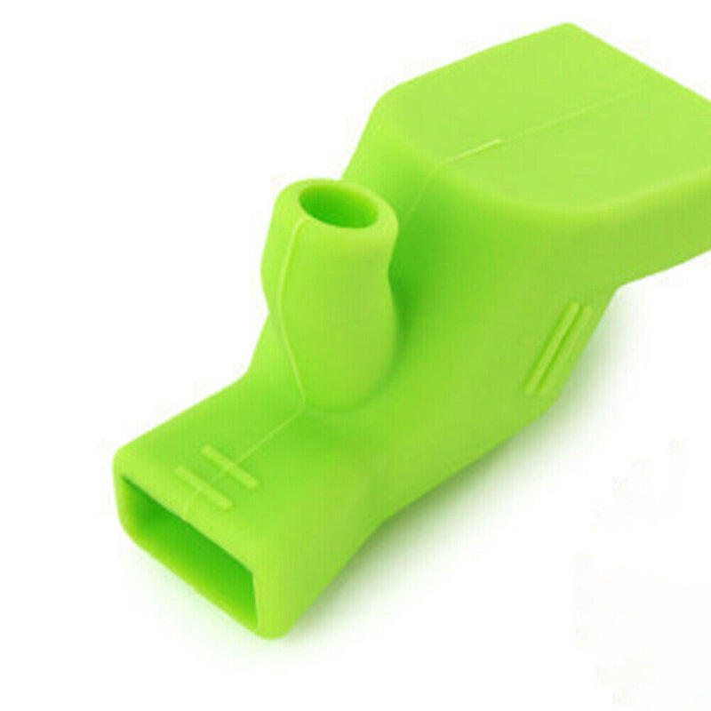 Silicone Faucet Extender Gadget Kids Washing Splash-Proof Device (Green) Newly