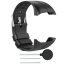 Silicone Watch Band Bracelet Strap for Polar M400 M430 Watch(Black L)