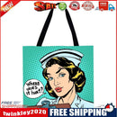 Cartoon nurse Printed Shoulder Shopping Bag Casual Large Tote Handbag