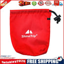 Outdoor Hiking Kits Storage Bag Camping Nail Wind Rope Buckle Pouch (Red)