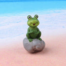 Tortoise Caterpillar Frog Sculpture Micro Landscape Flowerpot Statue (B) Newly