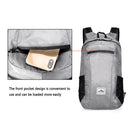20L Large Waterproof Folding Climbing Backpack Travel Rucksack (Light Gray)
