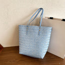 Women Woven Summer Straw Handbag Large Handmade Rattan Shoulder Shopping Bags