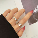 Open Wedding Jewelry Hollow Out Ring Fashion Jewelry Open Rings Mini Knuckle