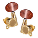6pcs 3R 3L Guitar Tuning Pegs Enclosed Locking Closed Knob Machine Heads Tu