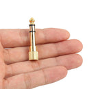 3.5mm Stereo Female to 6.35mm Male Mono Audio Adapter Plug Newly