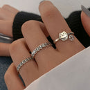 Jewelry Accessories Lovely Lucky Cat Chinese Characters Knuckle Ring Open Ring