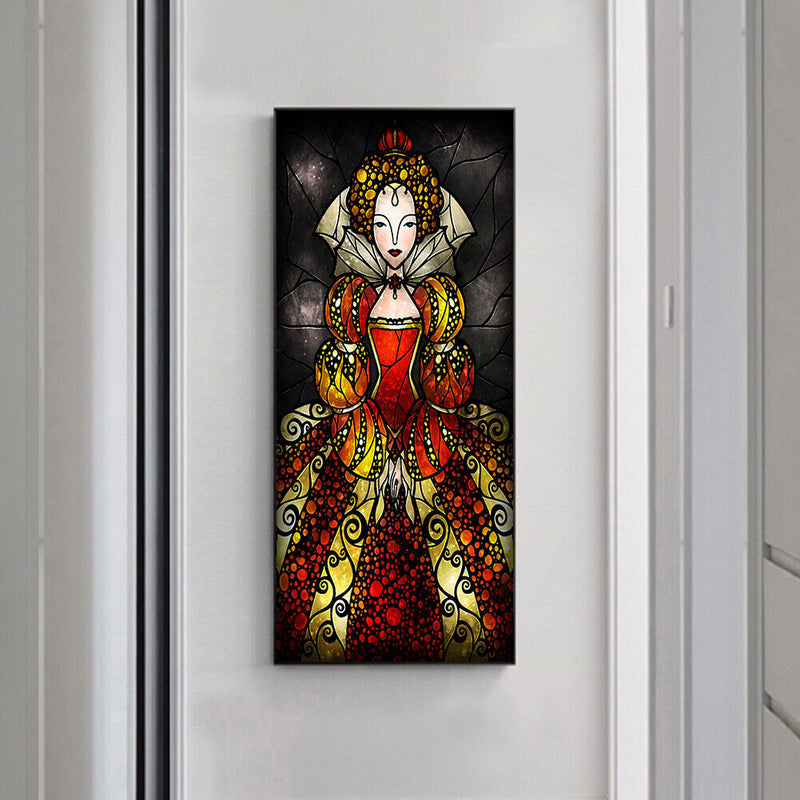 5D DIY Diamond Painting Full Round Drill Cartoon Girl Decor Rhinestone Art