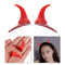 Devil Hair Barrettes Halloween Hair Clips Ghost Hat Red Horns Ears Hairpin