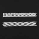 2pcs Lace Decorations Cutting Dies Stencils Scrapbook Embossing DIY Cards-2