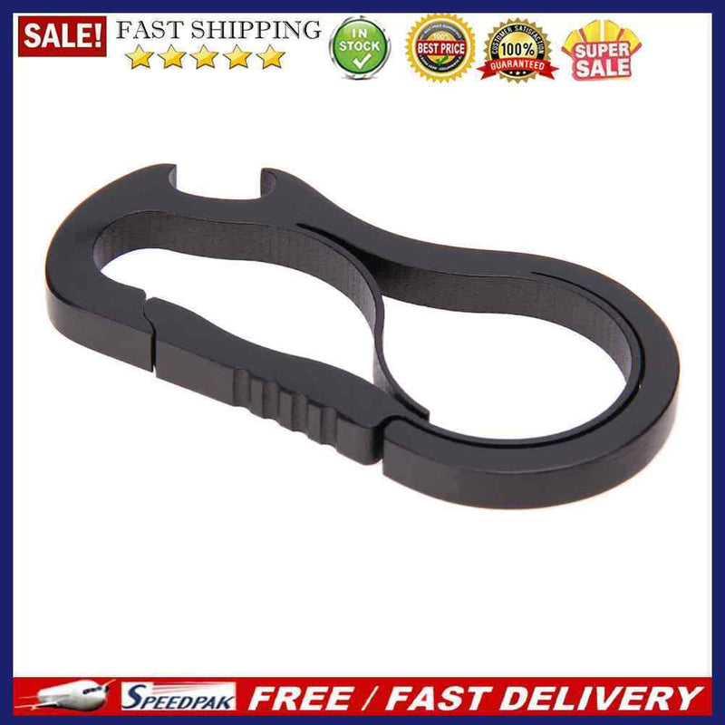 Metal Fast Buckle Outdoor Keychain EDC Equipment Titanium Alloy Carabiner