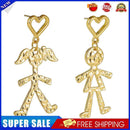 Love Heart Ladies Earrings Party Jewelry Boy Girl Cute Pendant Ear Studs Dangle