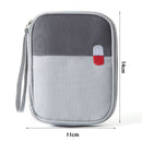 Portable Medical Bag Outdoor Handheld First Aid Drug Storage Bags (Gray S) Newly