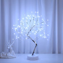 20 inch Tabletop Bonsai Tree Light, 108 LED Copper Wire Lamp (White) Newly