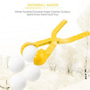 Love Shaped Snowball Maker Clip Kids Winter Snow Sand Mold Random (Red)