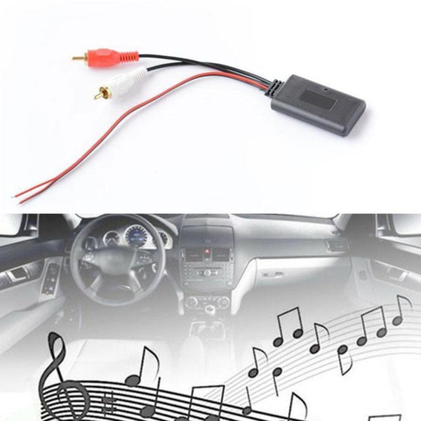 1x Car Universal Wireless Bluetooth Module Music Adapter Rca NICE Aux Audio F6Y0