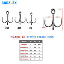 10pcs Fishing Gear Triple Hook High Carbon Steel Sharp Barbed Fishhooks (4)
