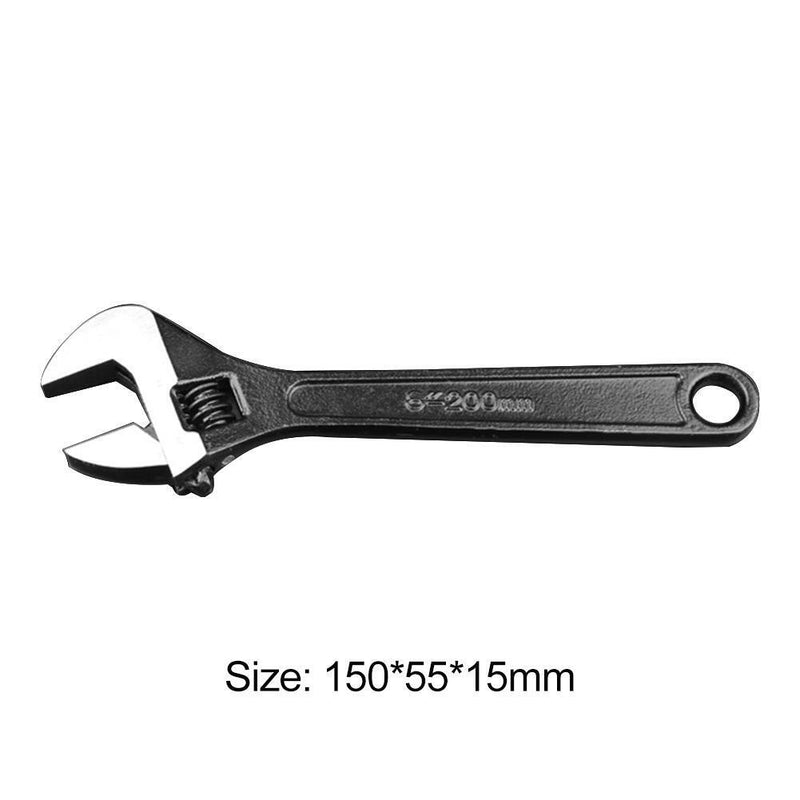 Adjustable Wrench High Carbon Steel Universal Spanner Repair Tools (6 inch)
