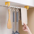 2pcs Adhesive Shower Curtain Rod Bracket Nail-Free Towel Pole Holder Supports