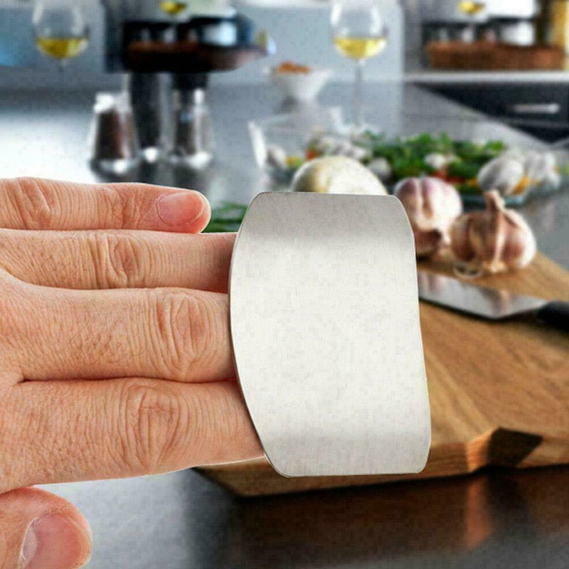 Kitchen Finger Hand Protector Guard Steel Chop Slice Cook BEST H8Q7