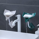 Adjustable Fish Tail Punch-free Drain Rack Soap Box Sponge Holder Soap Holder